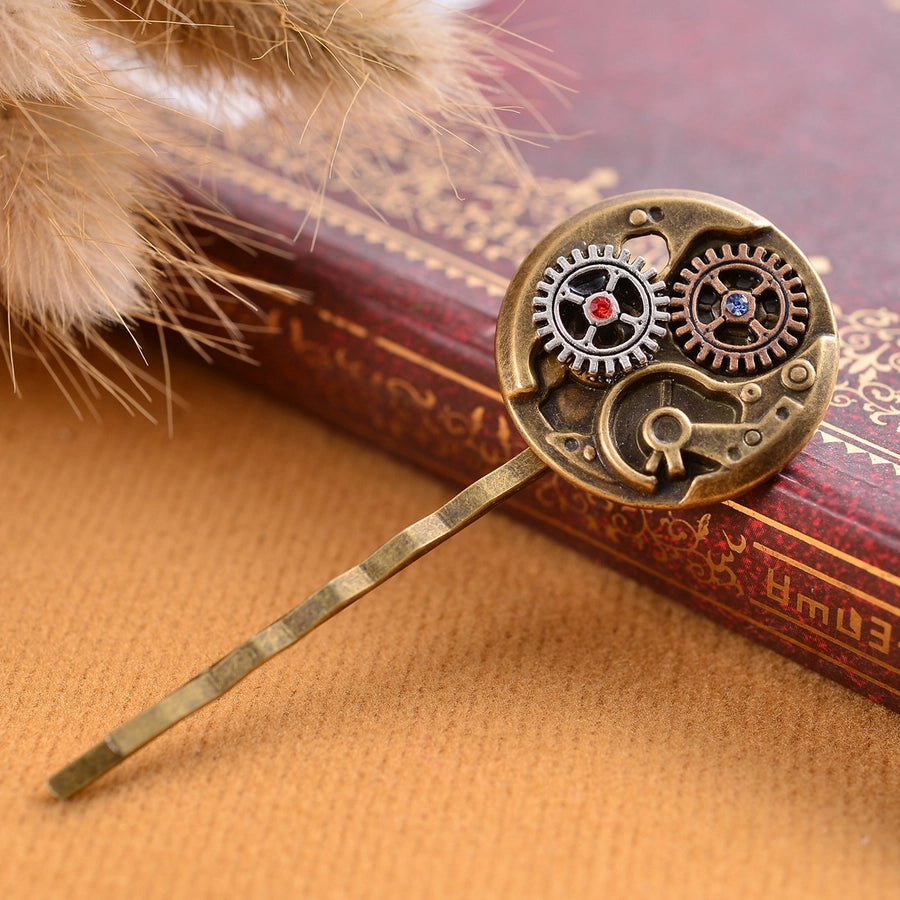 Women's Retro Gear Alloy Hair Clip