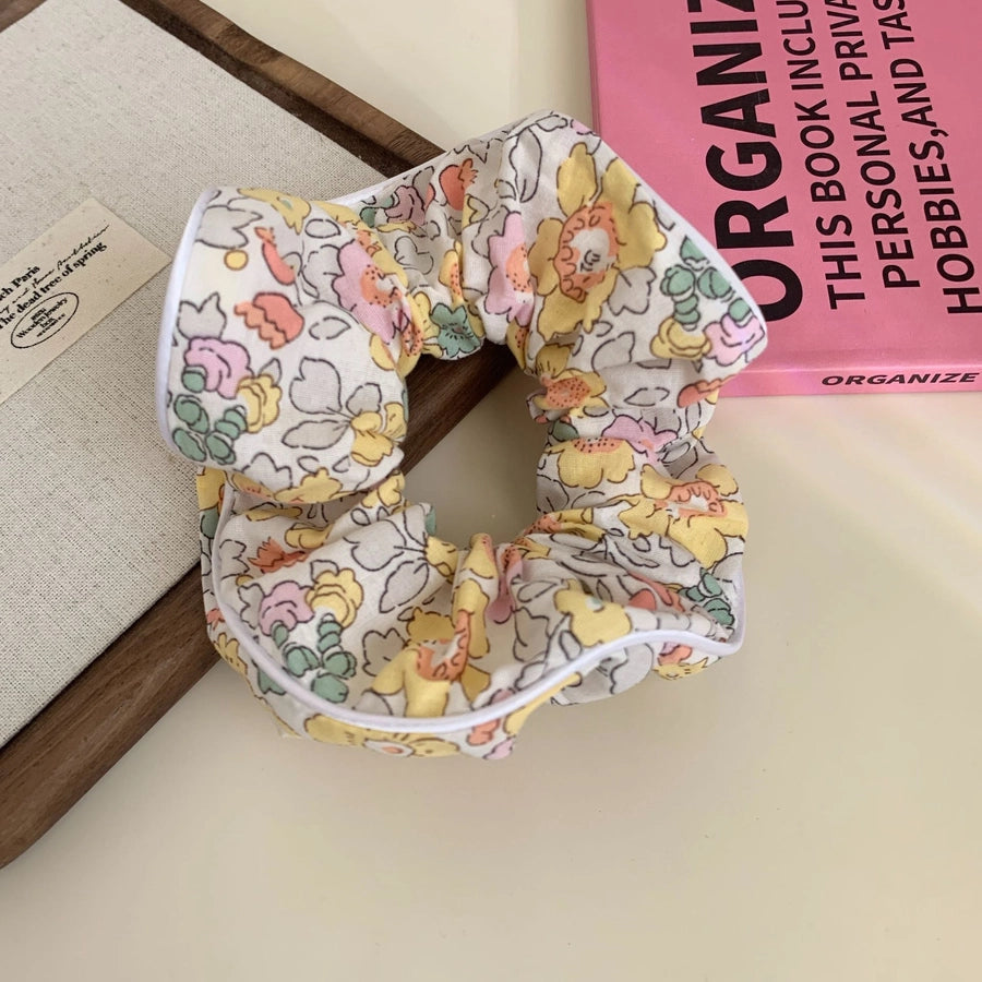 Women's Casual Simple Style Streetwear Floral Cloth Hair Tie