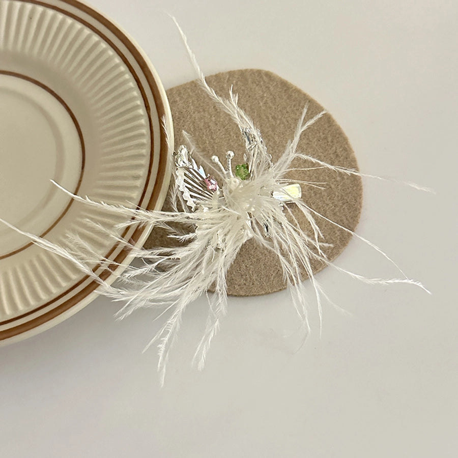 Women's Sweet Solid Color Alloy Hair Clip