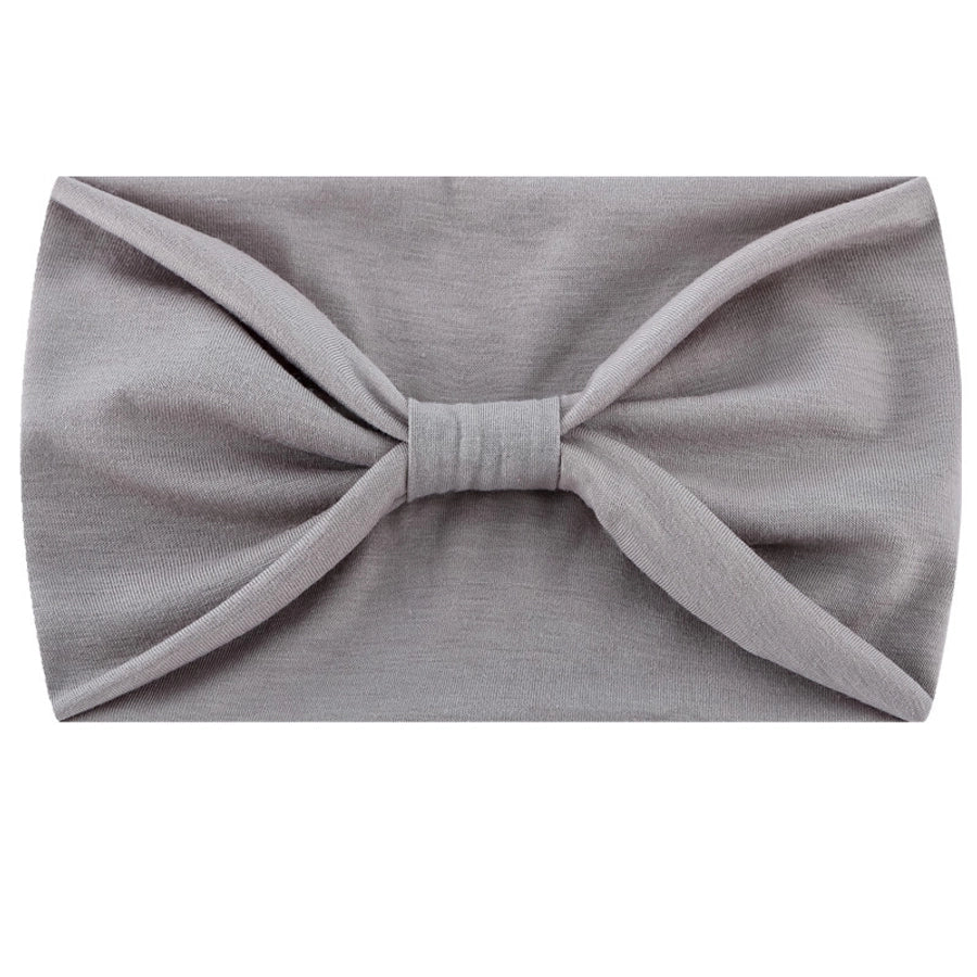 fashion plaid bow knot cloth pleated hair band 1 piece