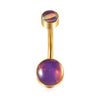 1 Piece Belly Rings Casual Elegant Vacation Geometric 304 Stainless Steel Plating Resin 18K Gold Plated
