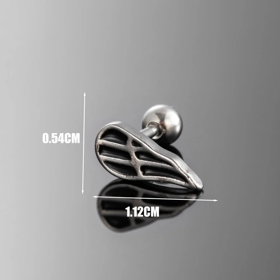 1 Piece IG Style Classic Style Cool Style Geometric Round 316 Stainless Steel  Ear Studs