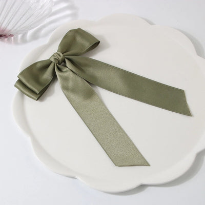 Guanyang  New Arrival 4cm Polyester Cotton Double-Layer Bow Hair Clip Hairpin Lady Updo Word Duckbilled Hair Accessories