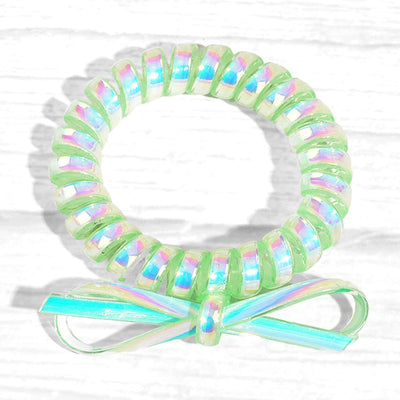 fashion bow knot telephone line hair tie 1 piece