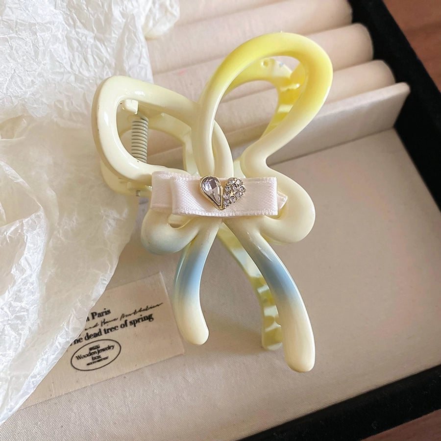 Women's IG Style Korean Style Butterfly Arylic Plating Hair Clip Hair Claws