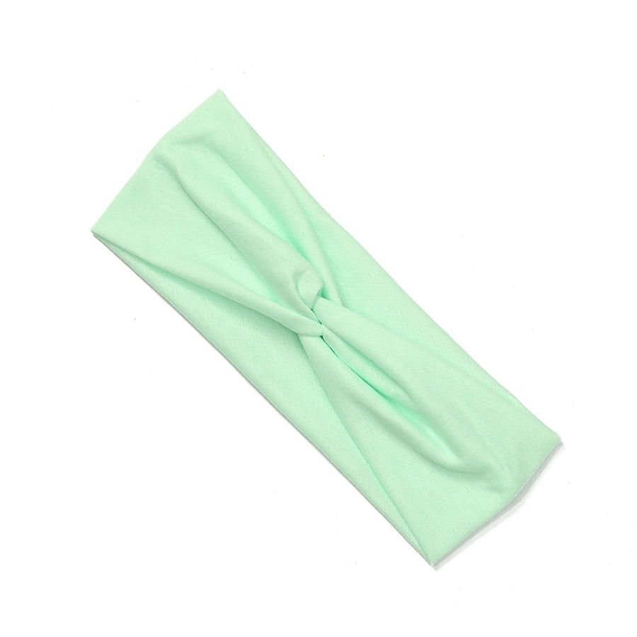 New Adult Plain Cross Headband Knotted Polyester Women's Hair Band Daily Wash Face Hair Band Hair Band