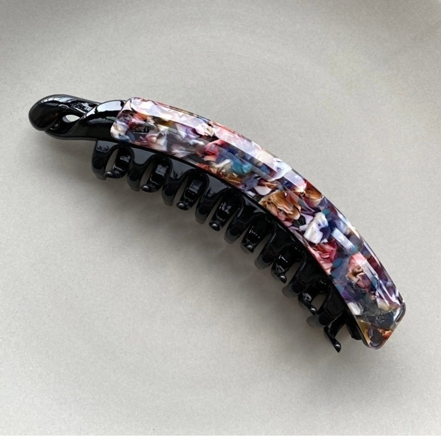 Women's Retro Simple Style Color Block Leopard Acetic acid sheets Hair Clip