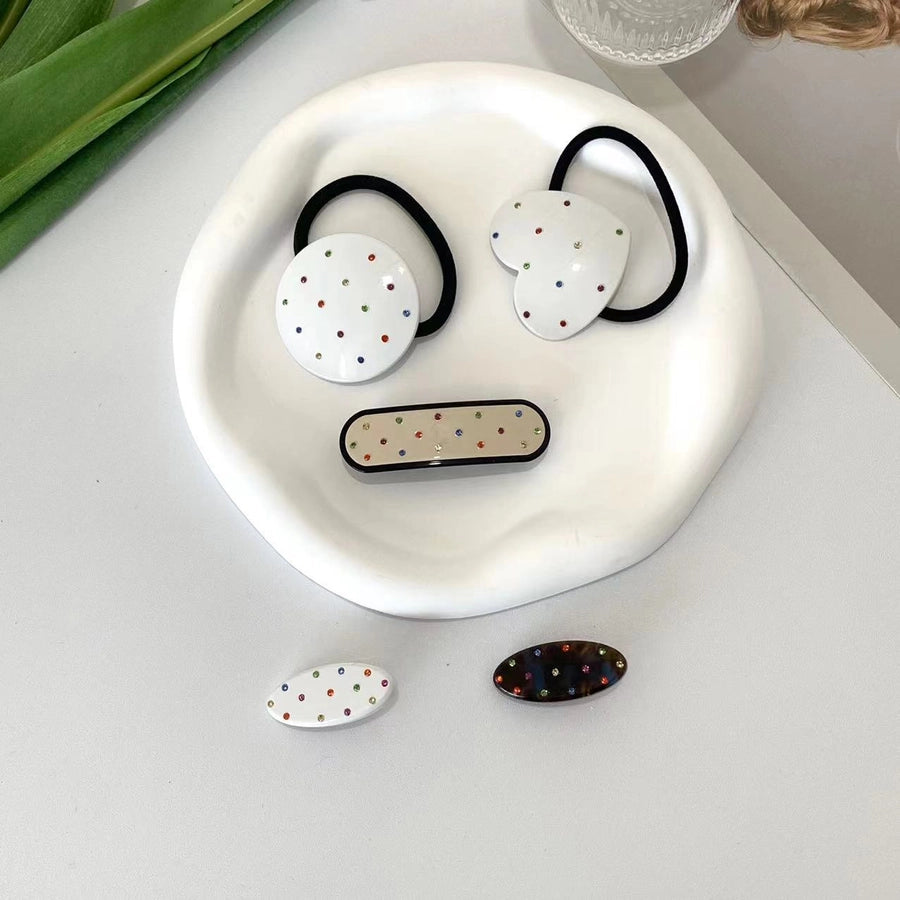 Women's Simple Style Classic Style Solid Color Acetic acid sheets Handmade Hair Claws