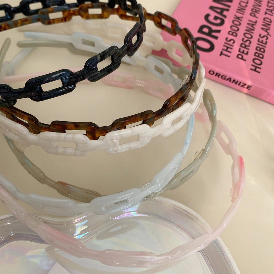 Women's Casual Simple Style Streetwear Solid Color Acetic acid sheets Hair Band