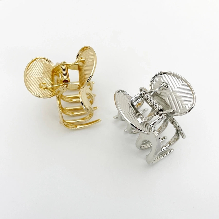 Women's Classic Style Solid Color Alloy Hair Claws