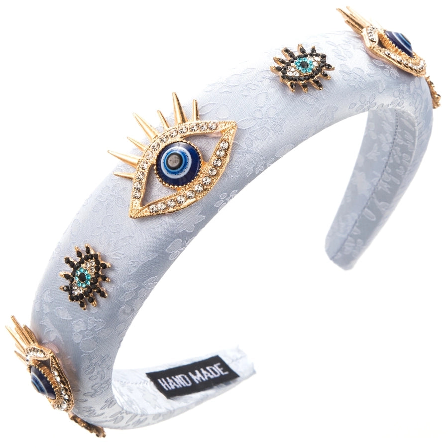 Women's Casual Modern Style Classic Style Eye Alloy Cloth Inlay Rhinestones Hair Band