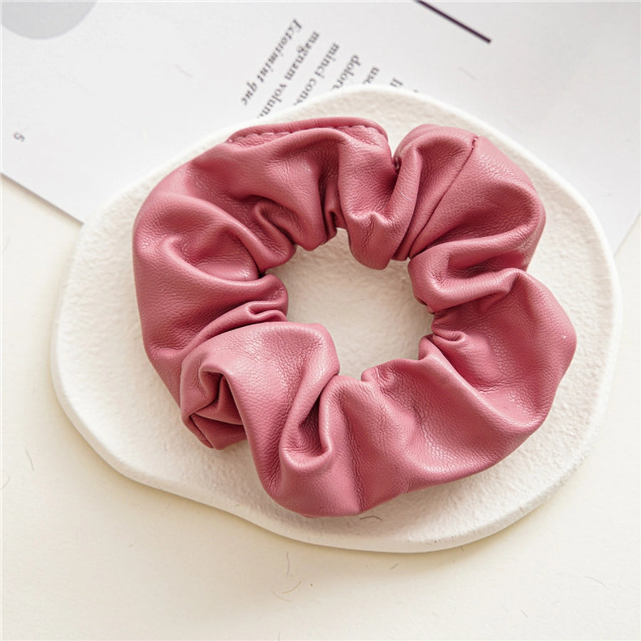 simple style solid color cloth hair tie 1 piece