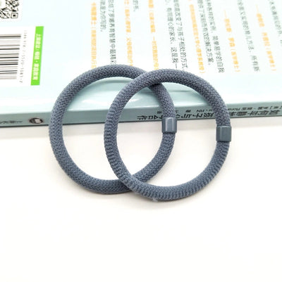 fashion solid color cloth hair tie