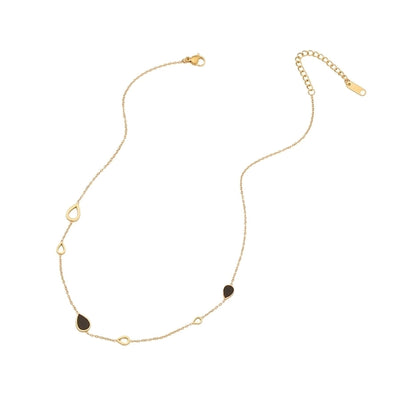 Jewelry Simple Style Classic Style Commute Star Heart Shape 304 Stainless Steel 18K Gold Plated Necklace