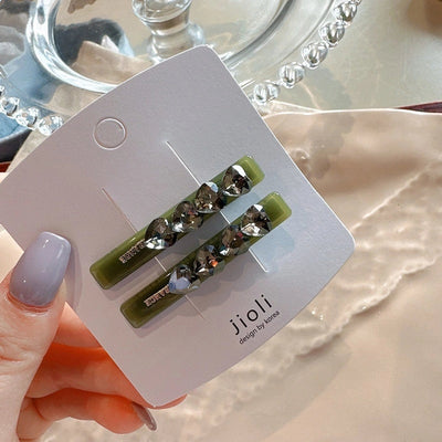 Women's Sweet Simple Style Heart Shape Alloy Hair Clip