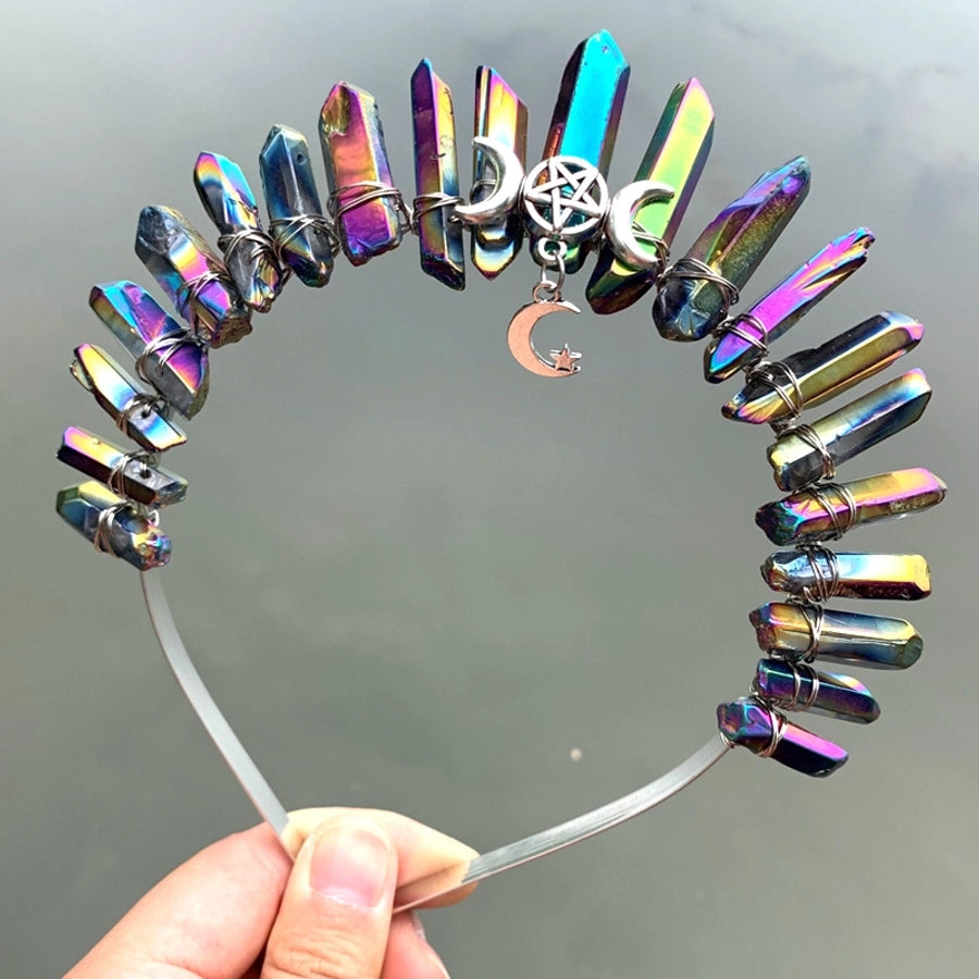 Women's Shiny Geometric Crystal Hair Band