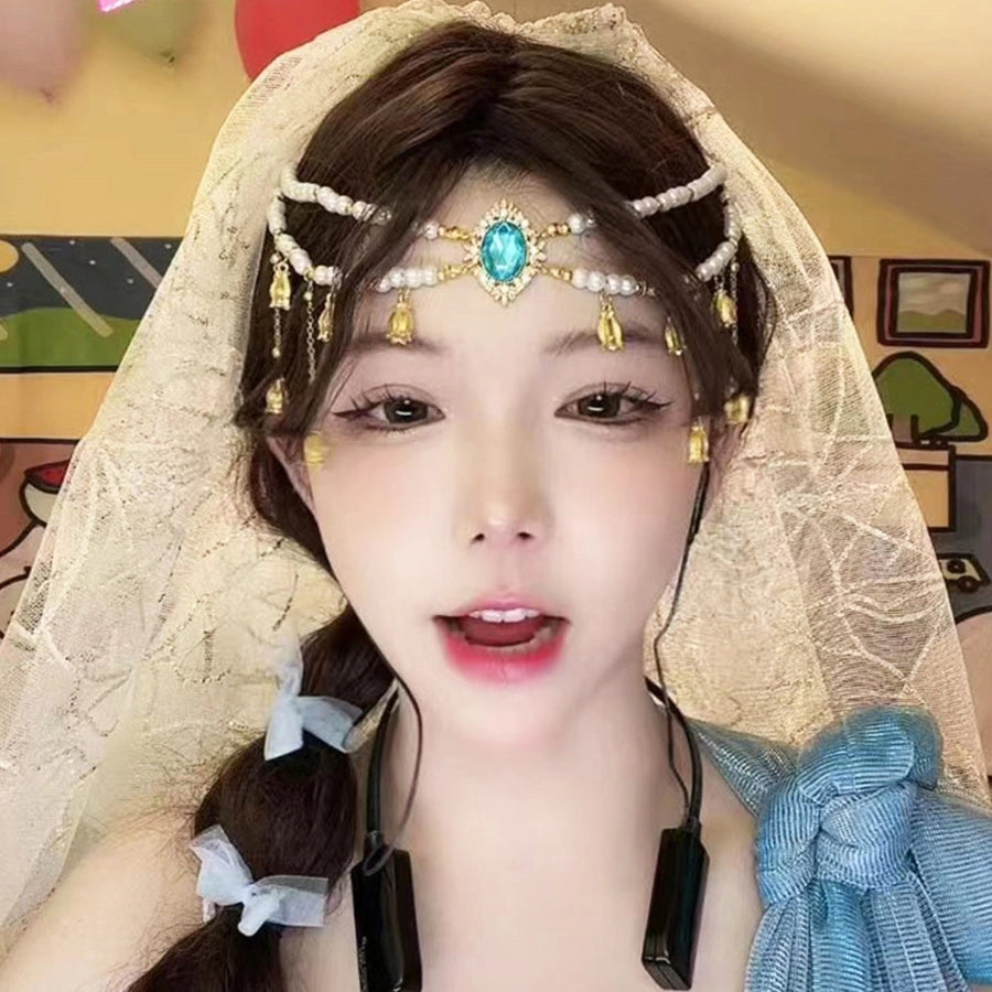 Women's Elegant Glam Geometric Alloy Resin Rhinestone Party Headpieces