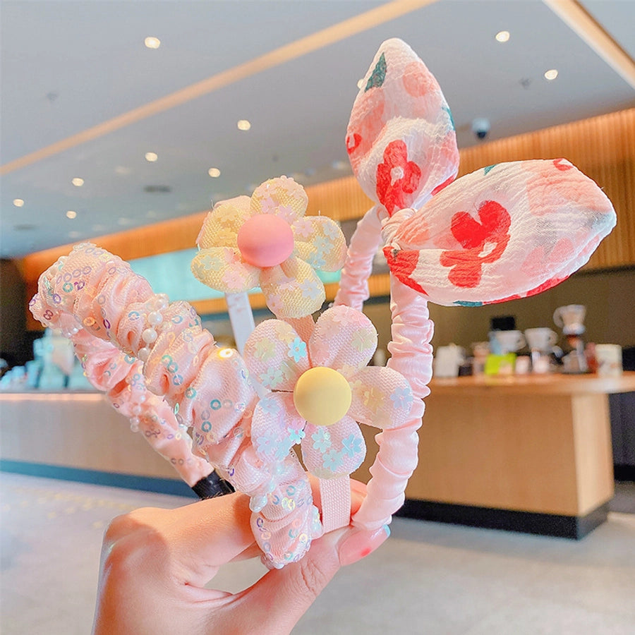 kid's cute cartoon fruit cloth hair band