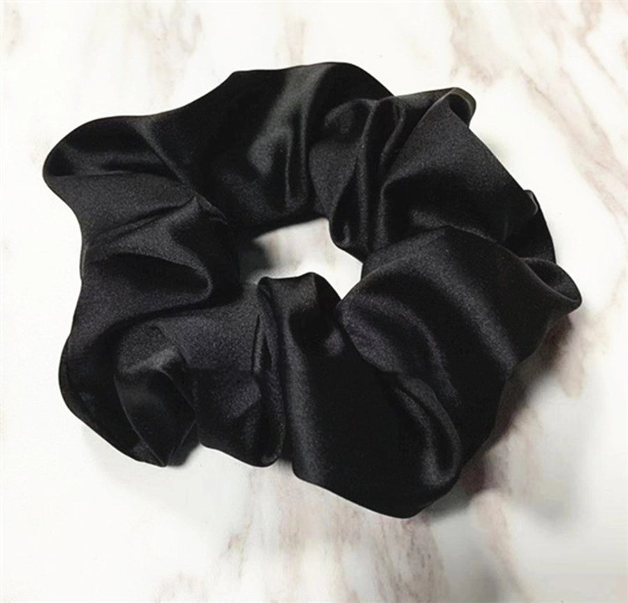 sweet solid color cloth handmade hair tie