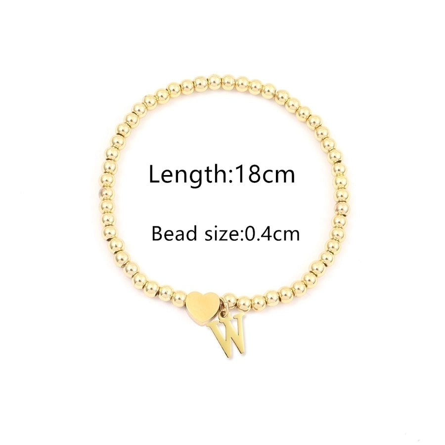 Simple Style Classic Style Letter 201 Stainless Steel 304 Stainless Steel Bracelets In Bulk