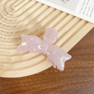 Women's Elegant Color Block Acetic acid sheets Bowknot Hair Claws