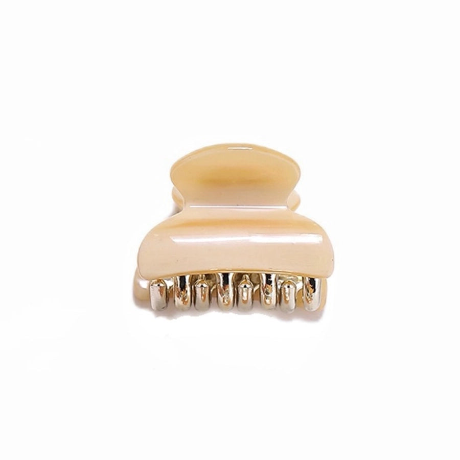 women's simple style geometric acetic acid sheets plating hair claws