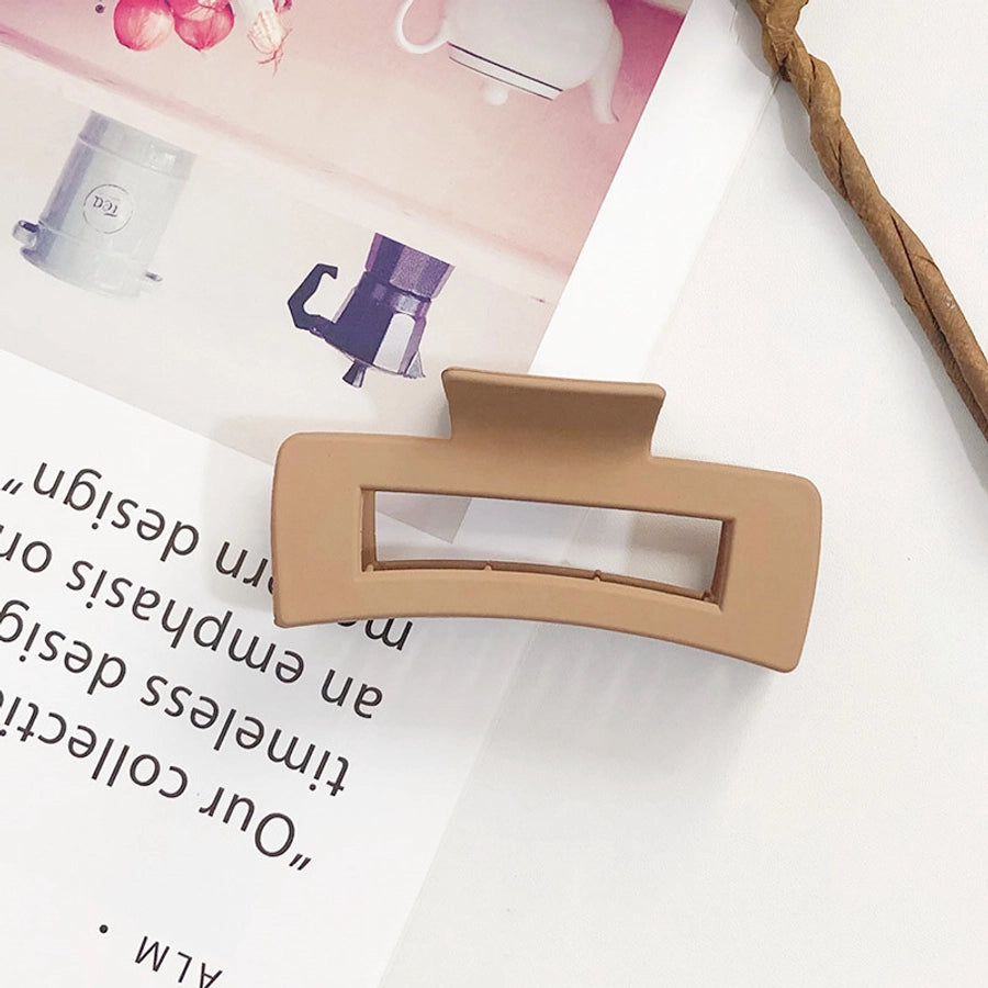 simple style geometric plastic hair claws