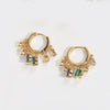 1 Pair Elegant Simple Style Commute Animal Devil's Eye Enamel Inlay Copper Zircon 14K Gold Plated Drop Earrings Earrings
