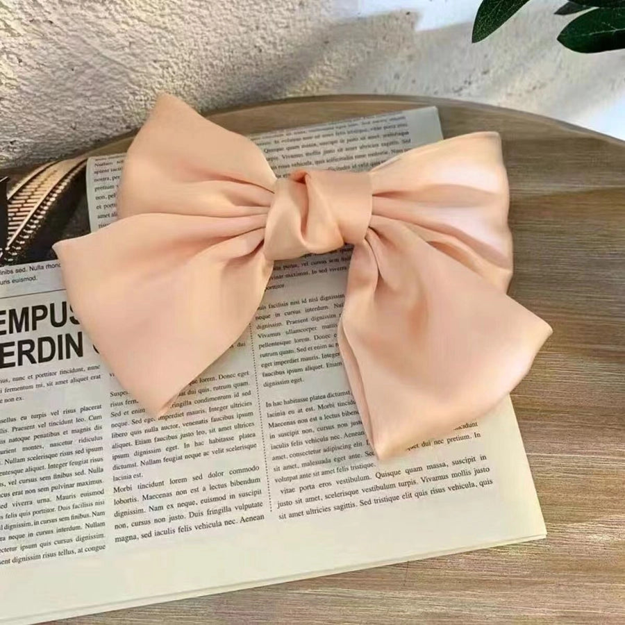 korean style bow knot cloth hair clip hair tie 1 piece