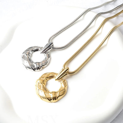 Jewelry Streetwear Geometric 304 Stainless Steel Plating Earrings Necklace