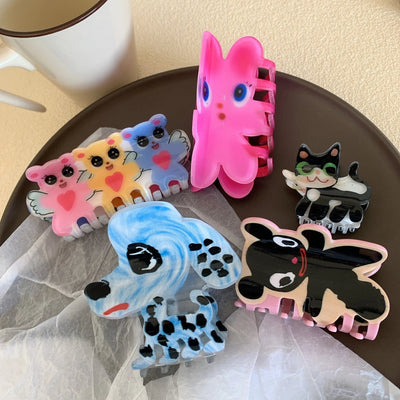 women's cute cartoon arylic hair claws