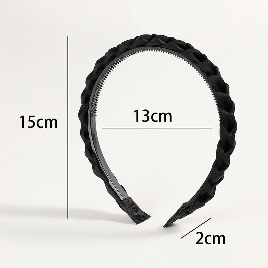 Women's Simple Style Classic Style Solid Color Flannel satin Hair Band