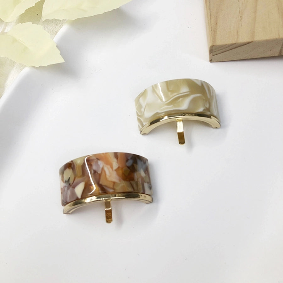 Women's Streetwear U Shape Acetic acid sheets Metal Hair Clip Hair hook