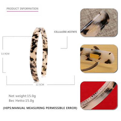 elegant lady geometric acetic acid sheets hair band
