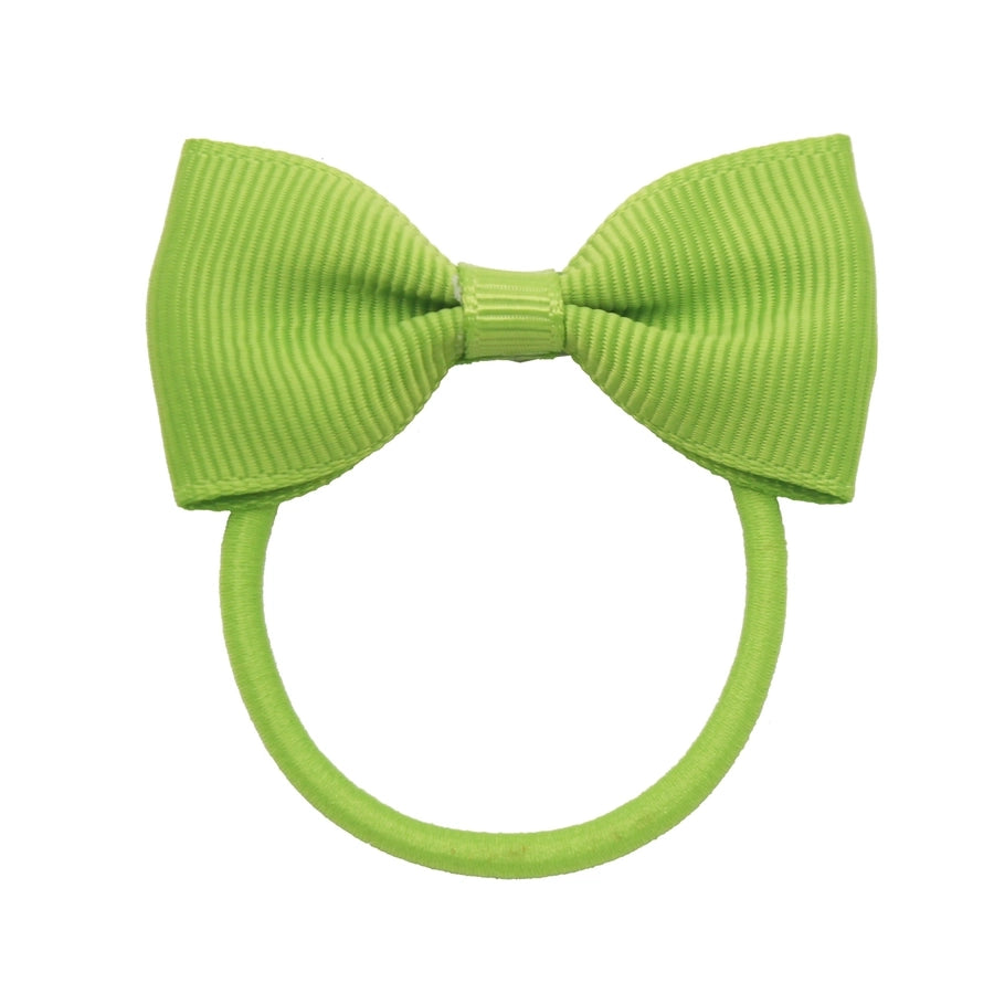 children's jewelry bow hair ring  thread belt hair accessories rubber band solid color girl small rubber band headdress