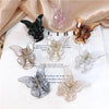 retro butterfly arylic stoving varnish hair claws