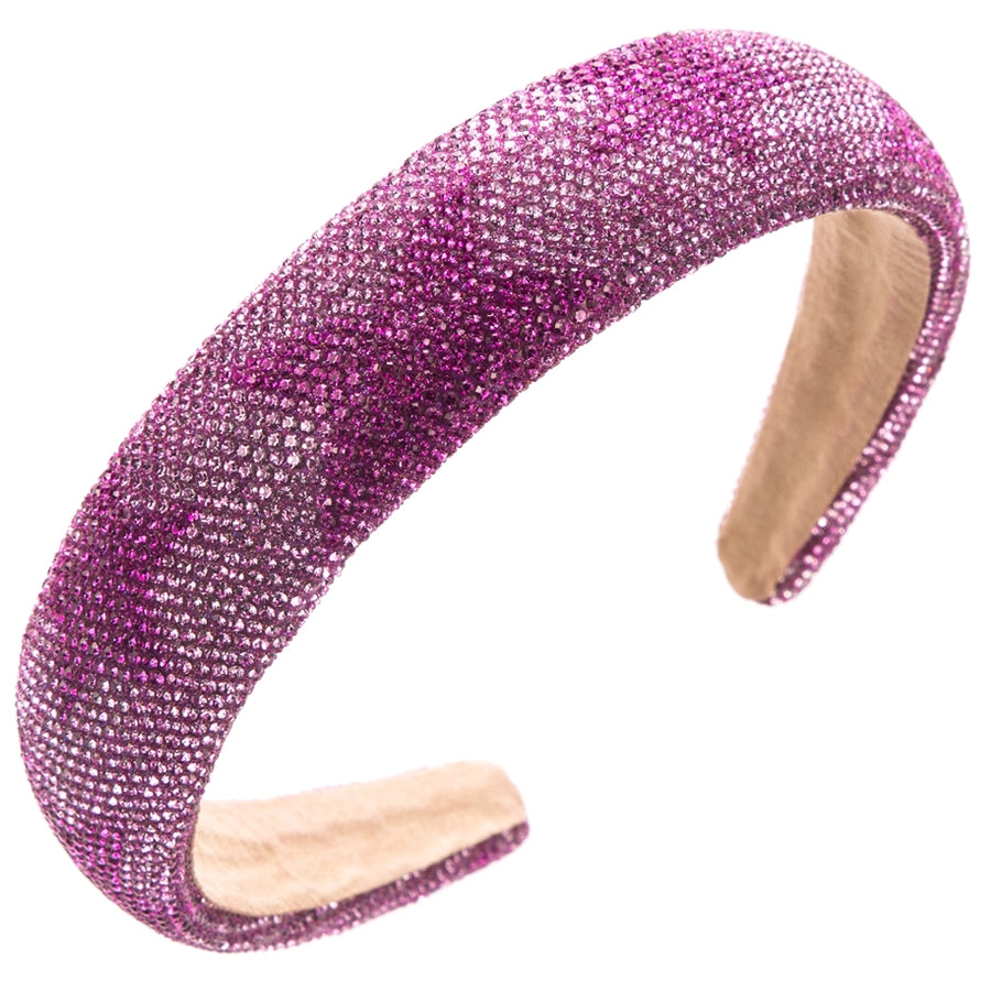 Women's Elegant Glam Pentagram Cloth Sponge Inlay Rhinestones Hair Band