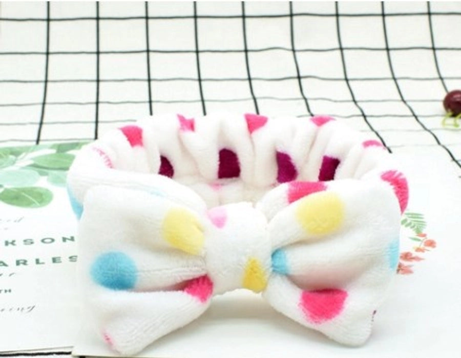 simple style classic style color block cloth printing hair band