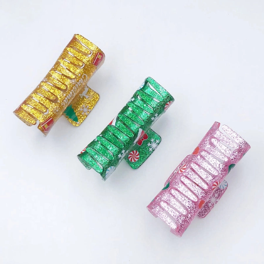 Women's Simple Style Classic Style Letter Arylic Printing Hair Claws