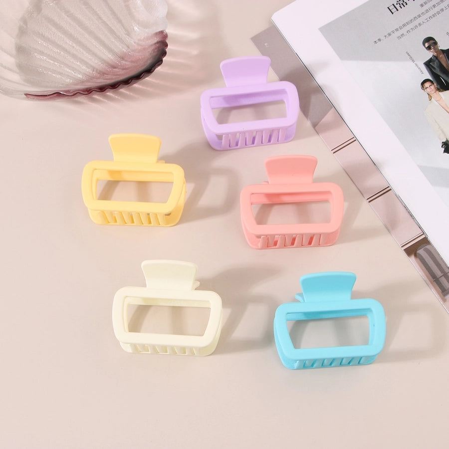 New Arrival Square Grip Spring/Summer Cream Color Shark Clip Female Back Head Updo Hair Clip