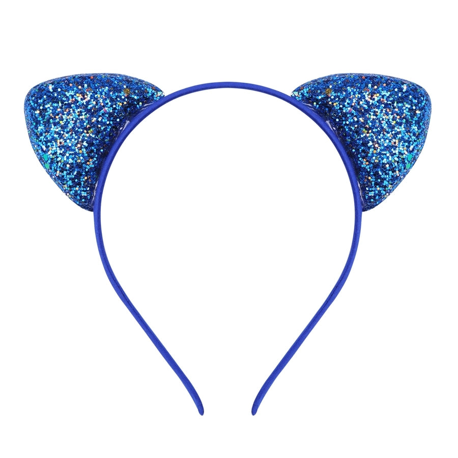 cute cat ears cloth sequins hair band 1 piece
