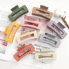 simple style geometric plastic hair claws