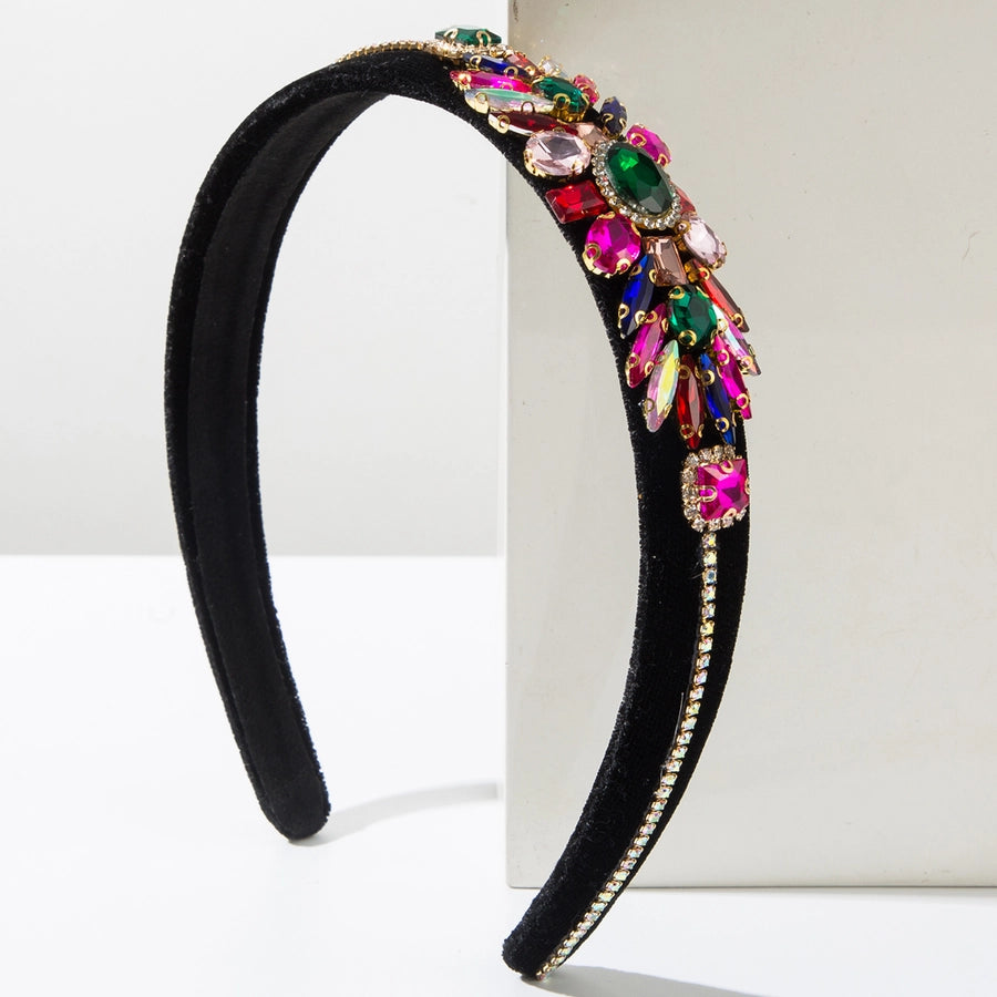 Women's Vintage Style Vacation Classic Style Water Droplets Alloy Inlay Glass Hair Band