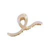 Women's Simple Style Waves Acetic acid sheets Metal Hair Claws
