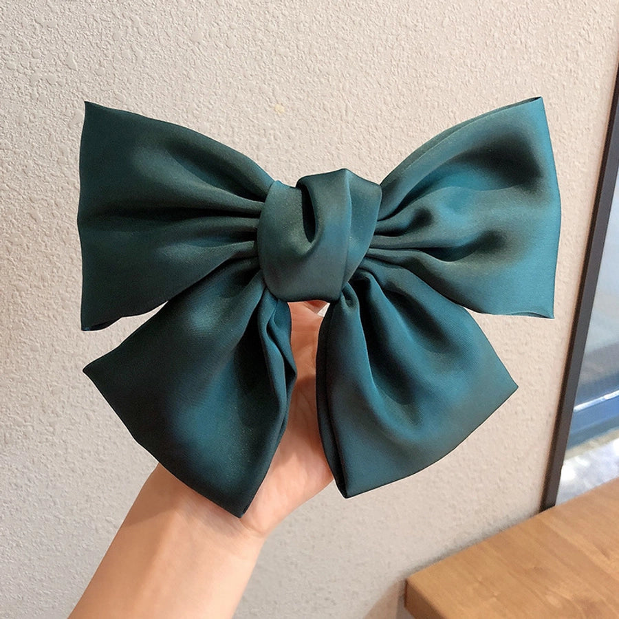 fashion bow knot cloth hair clip 1 piece