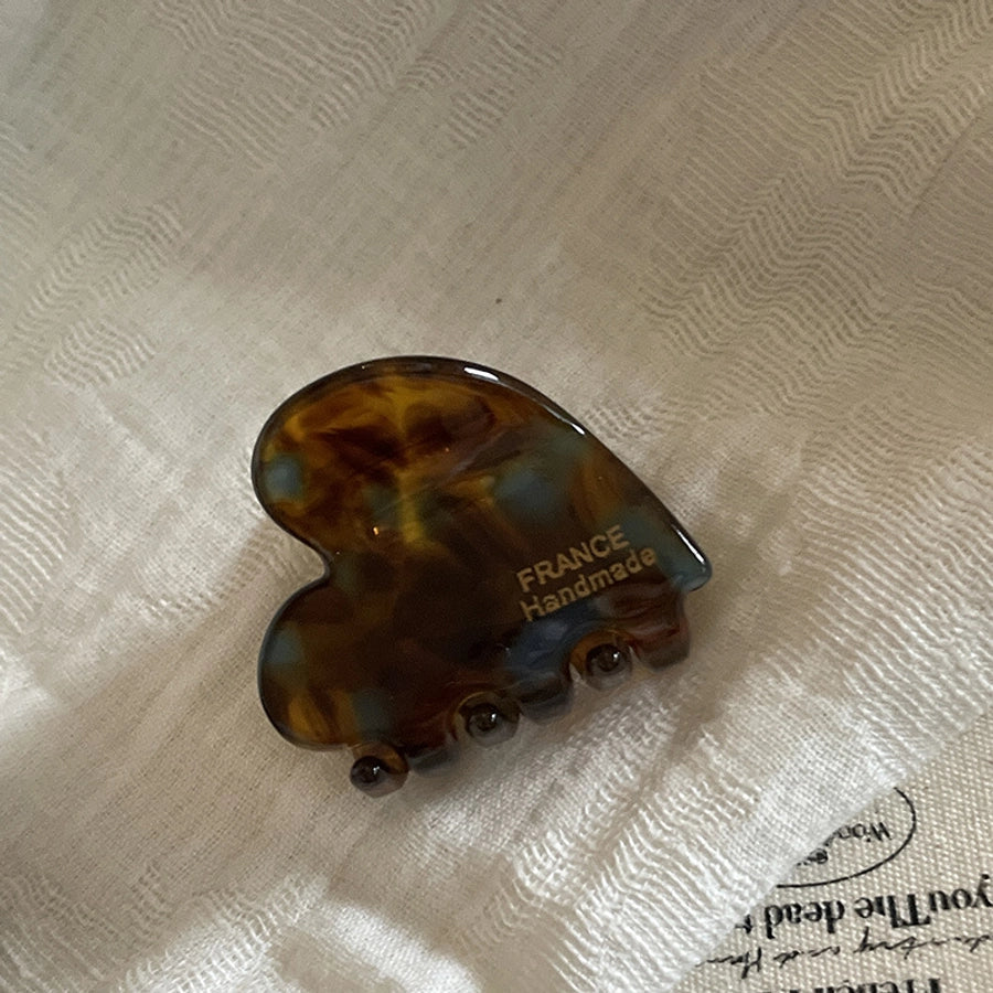 French love cute acetate hairpin small hair clip hair accessories small size side broken hairpin bangs clip hair grip hair accessories