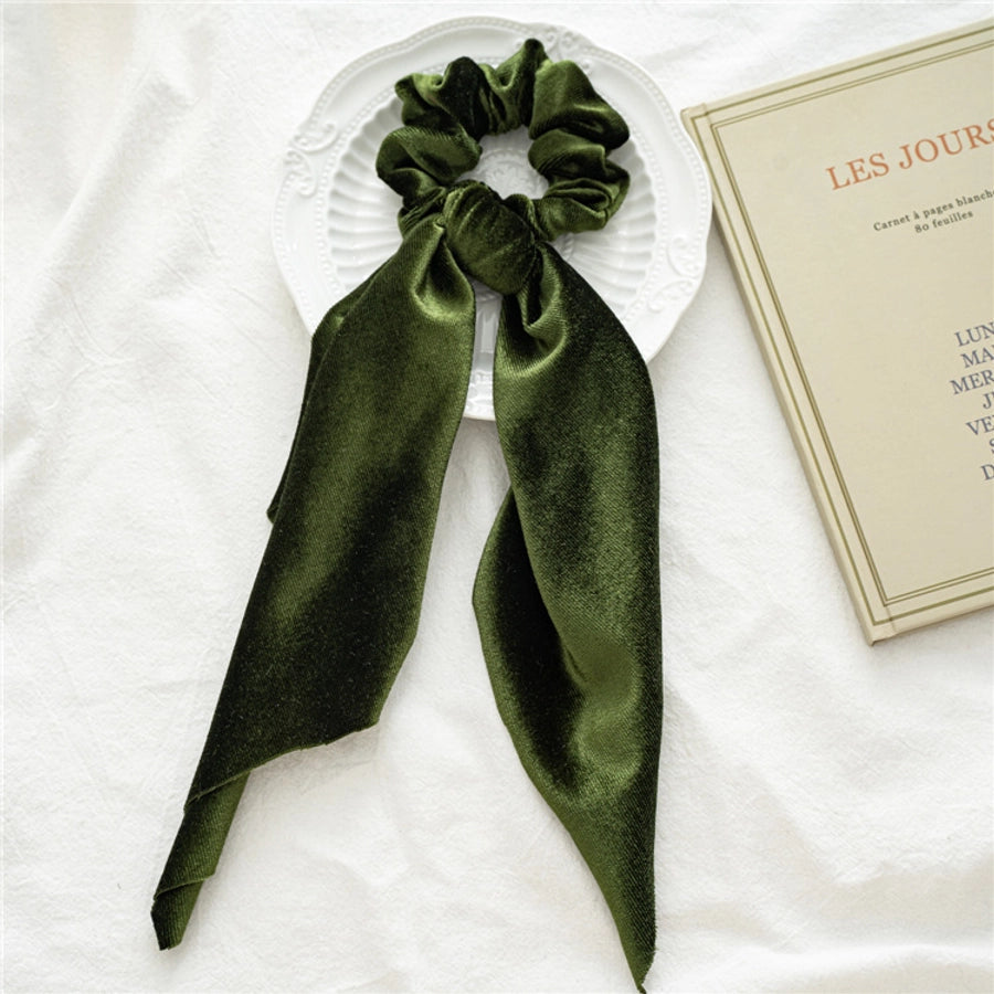 Women's Simple Style Classic Style Solid Color Flannel Hair Tie