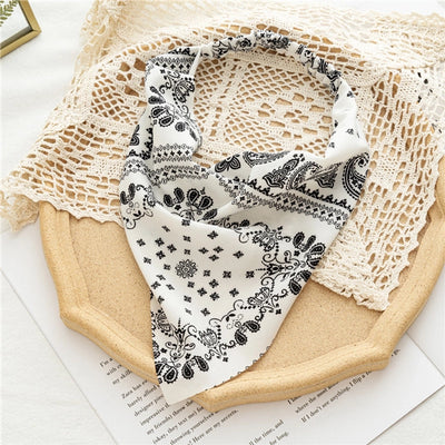 fashion flower cloth printing kerchief 1 piece