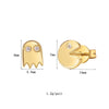 1 Pair IG Style Star Brass Zircon Ear Cuffs Ear Studs