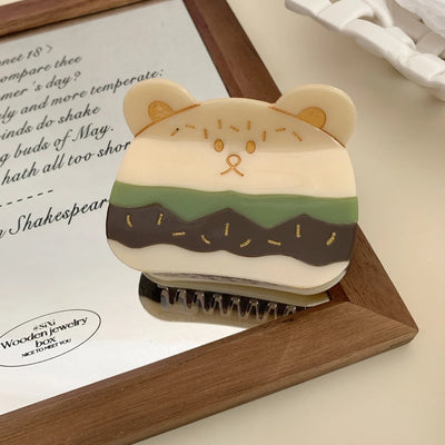 Women's Cute Hamburger Acetic acid sheets Hair Claws